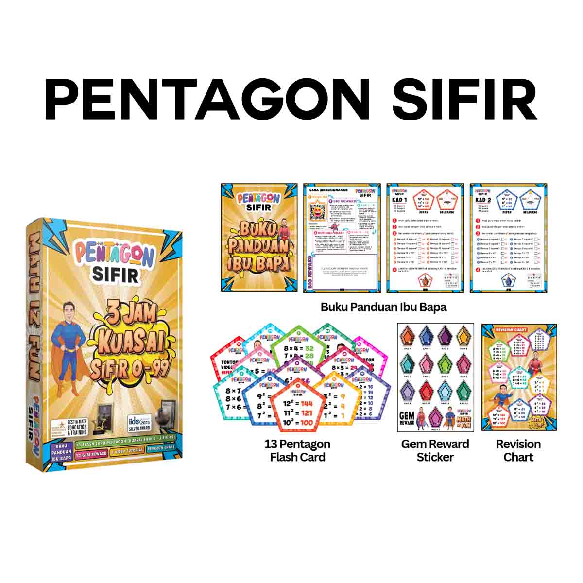 Kombo Level 1 - Sifir, Tambah, Tolak, Darab dan Bahagi